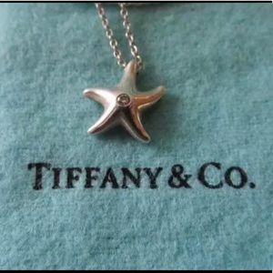 Tiffany Starfish Necklace with .25ct diamond